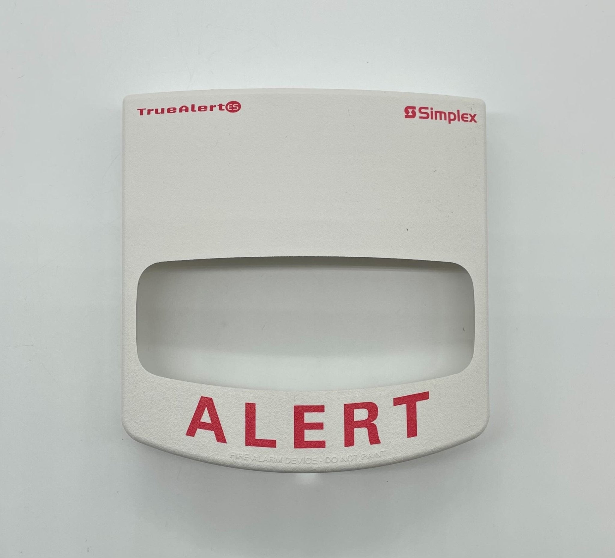 Simplex 49VO-WWA strobe light with orange casing, mounted on a metal fixture, for warning and signaling applications