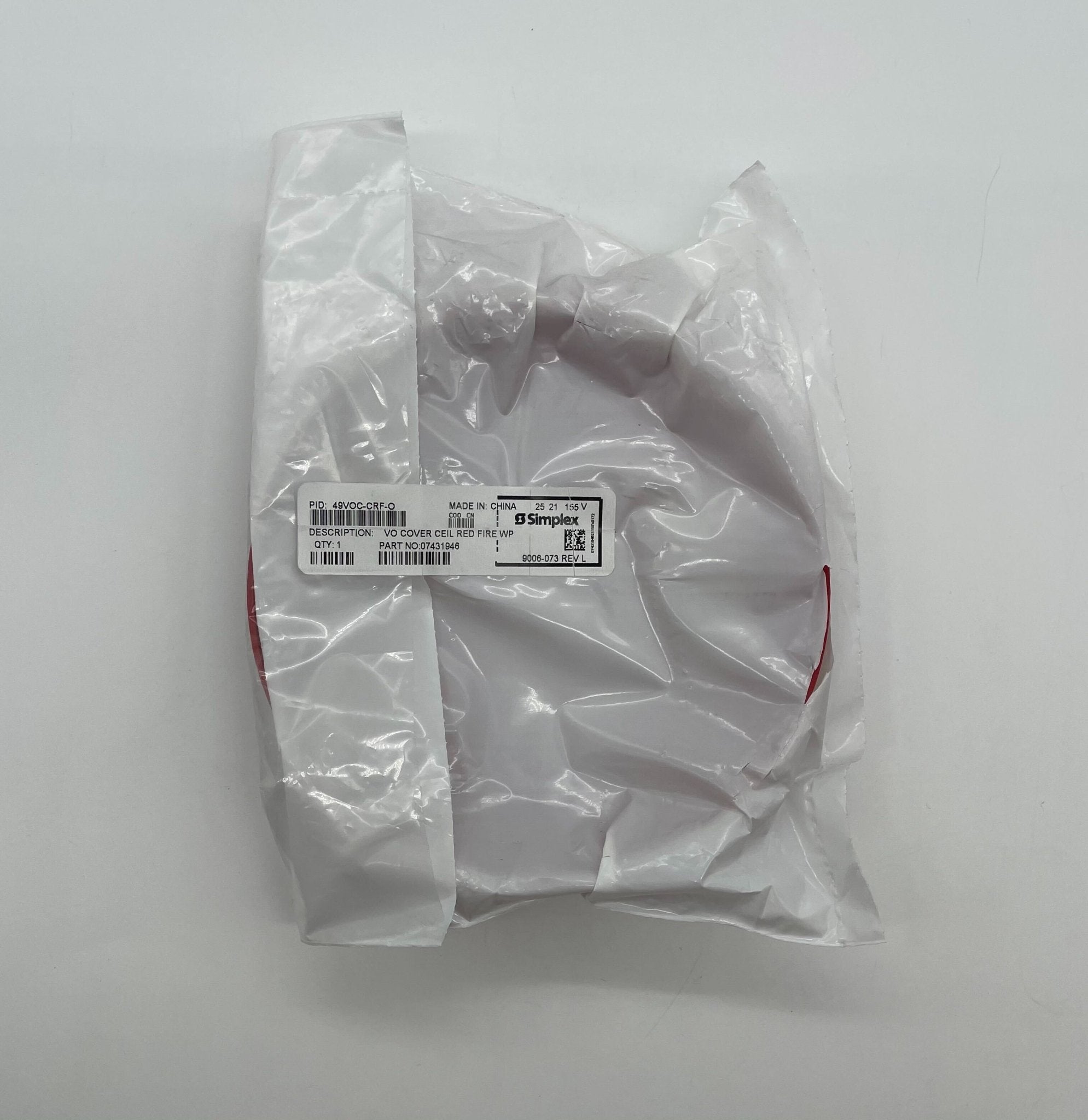 Simplex 49VOC-CRF-O cover from Jem Systems Canada, designed for ventilation or equipment protection.