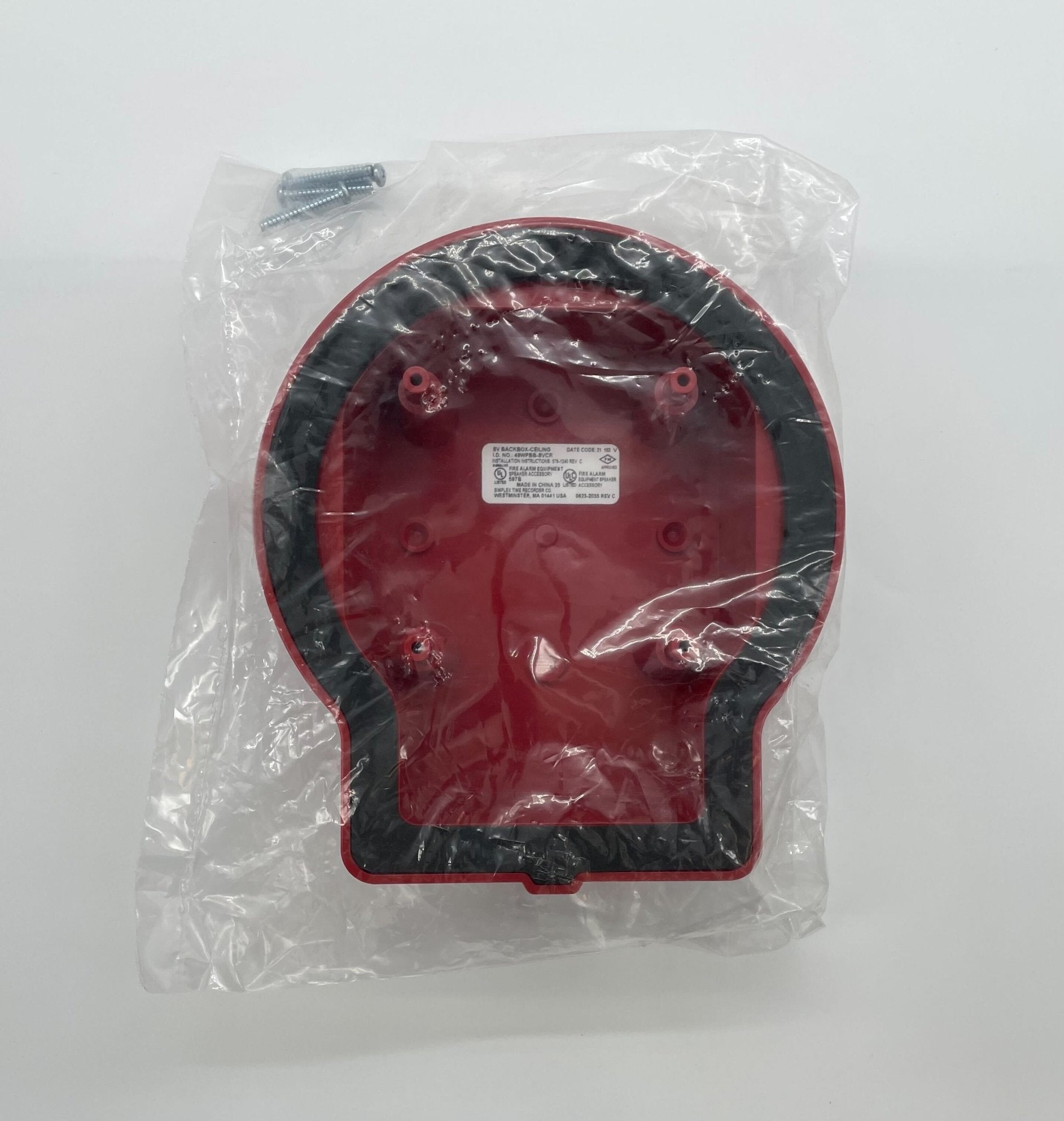 Simplex 49WPBB-SVCR backbox, weatherproof electrical enclosure with vented design, suitable for outdoor electrical installations.