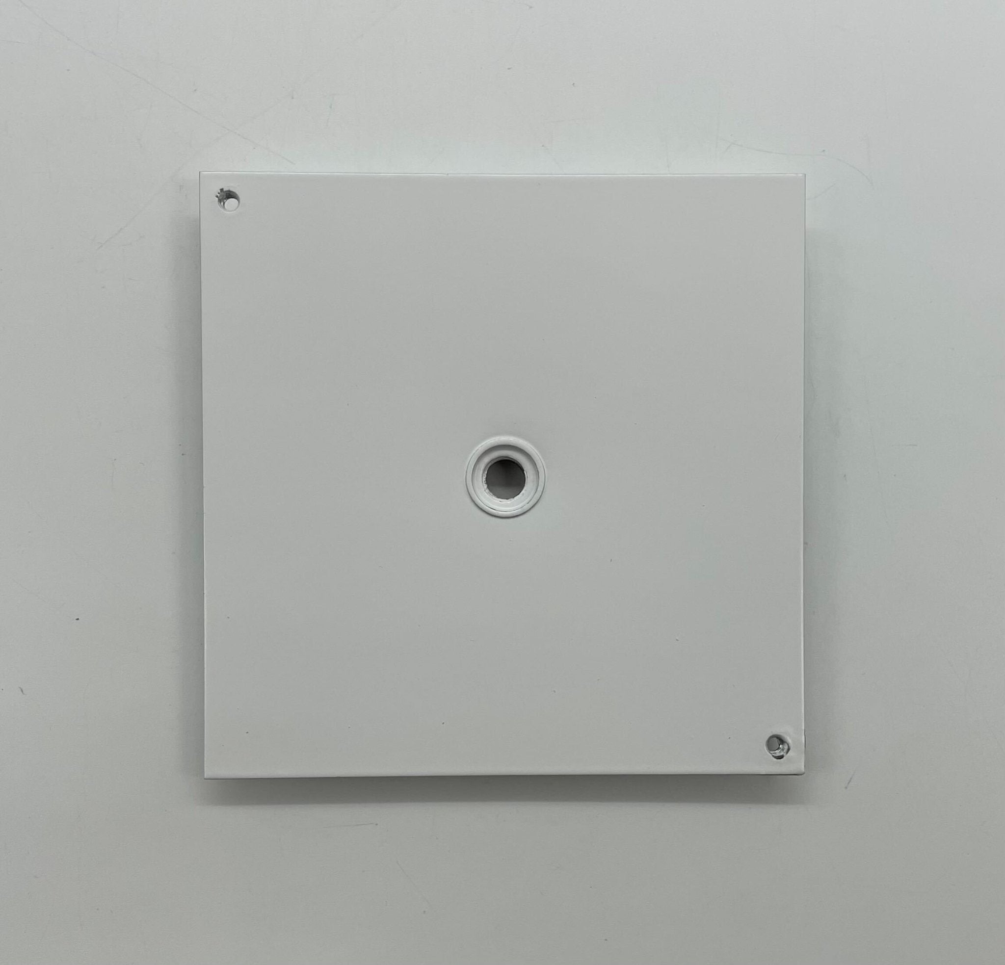 Simplex 5000-008 fire alarm device by Simplex, mounted on a wall with wiring visible, designed for fire detection and safety.