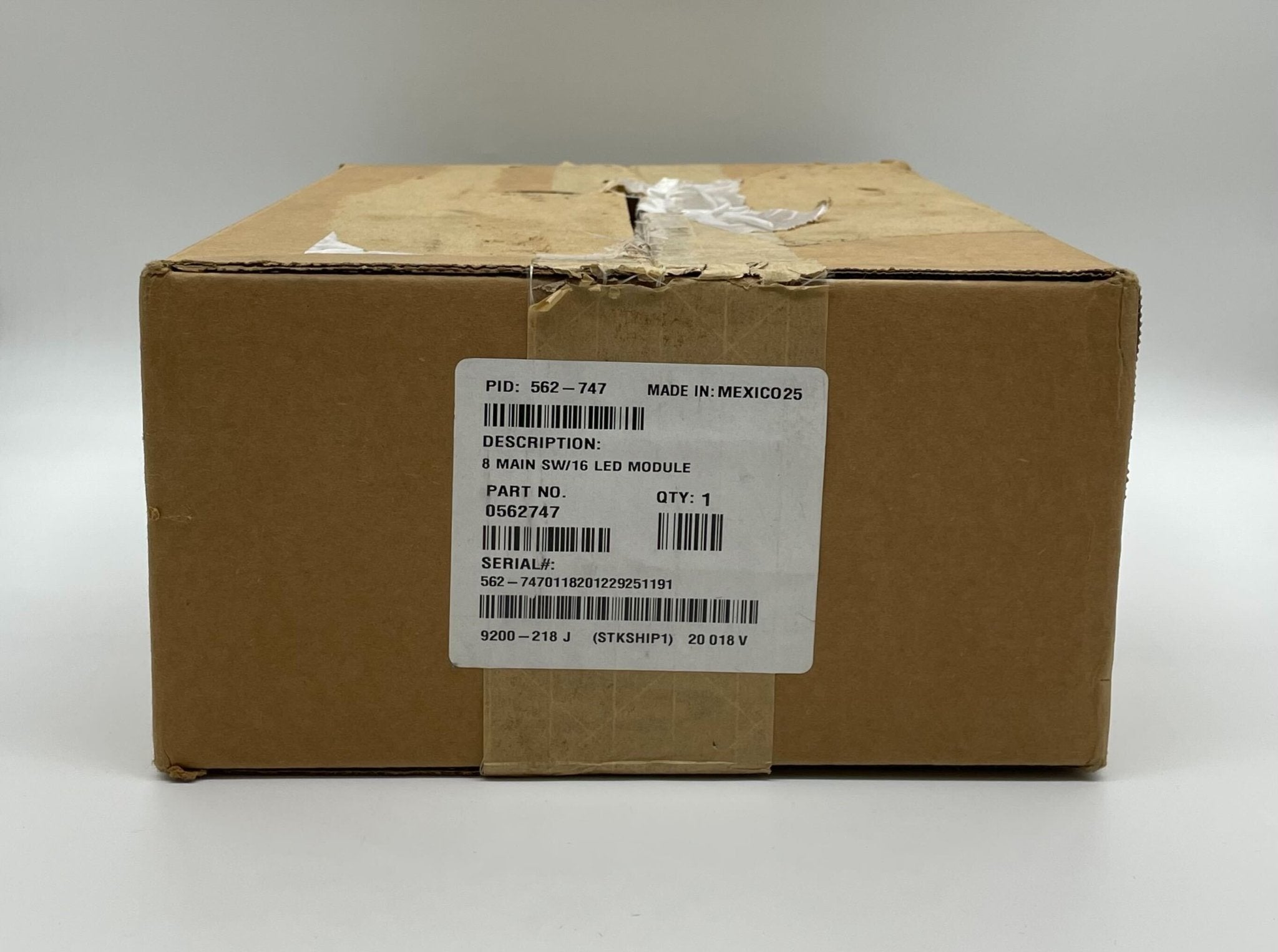 Simplex 562-747 modules by Simplex, showing detailed view of electrical modules with connectors and labels.