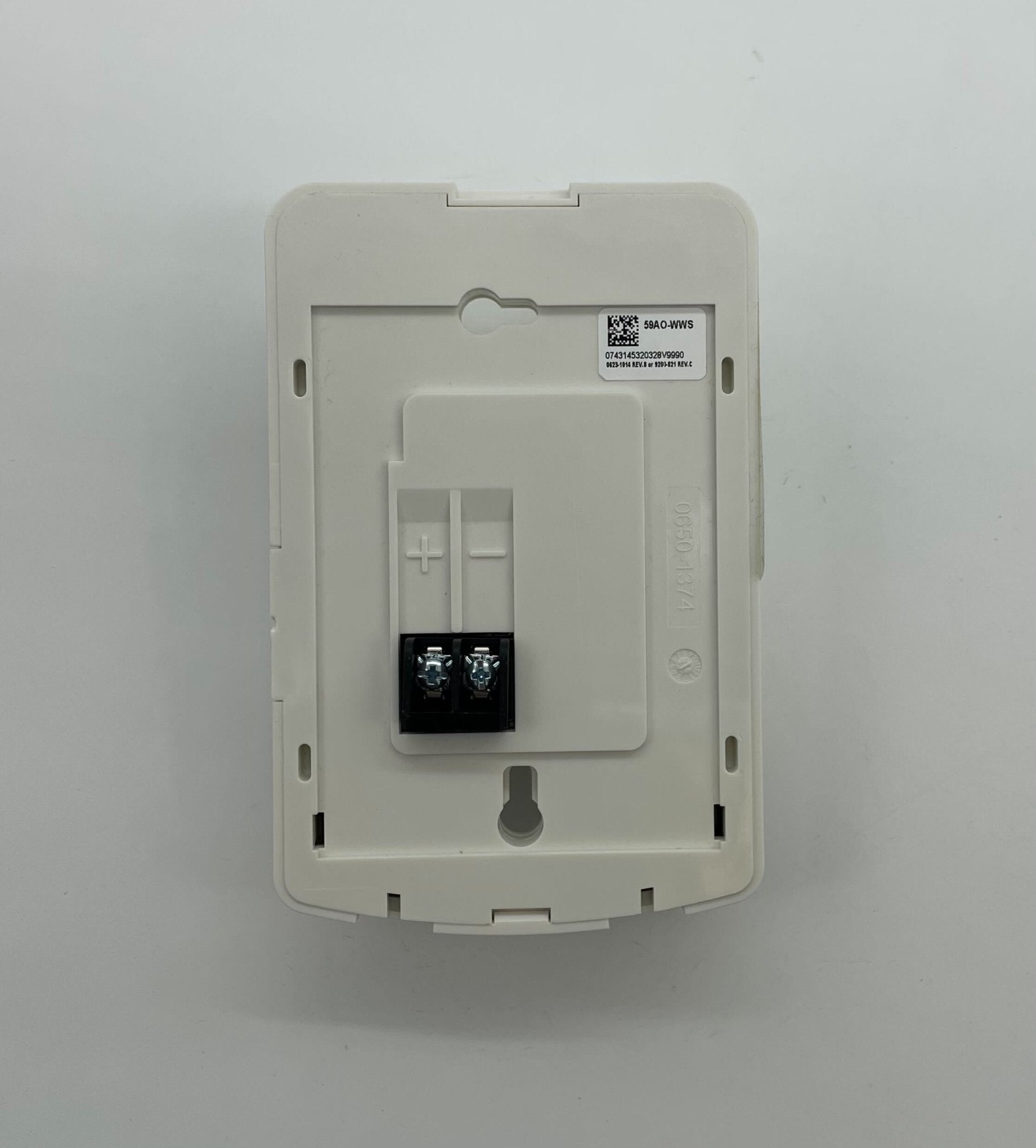 Simplex 59AO-WWS fire alarm device by Simplex, showing the alarm unit with warning indicator and mounting hardware.