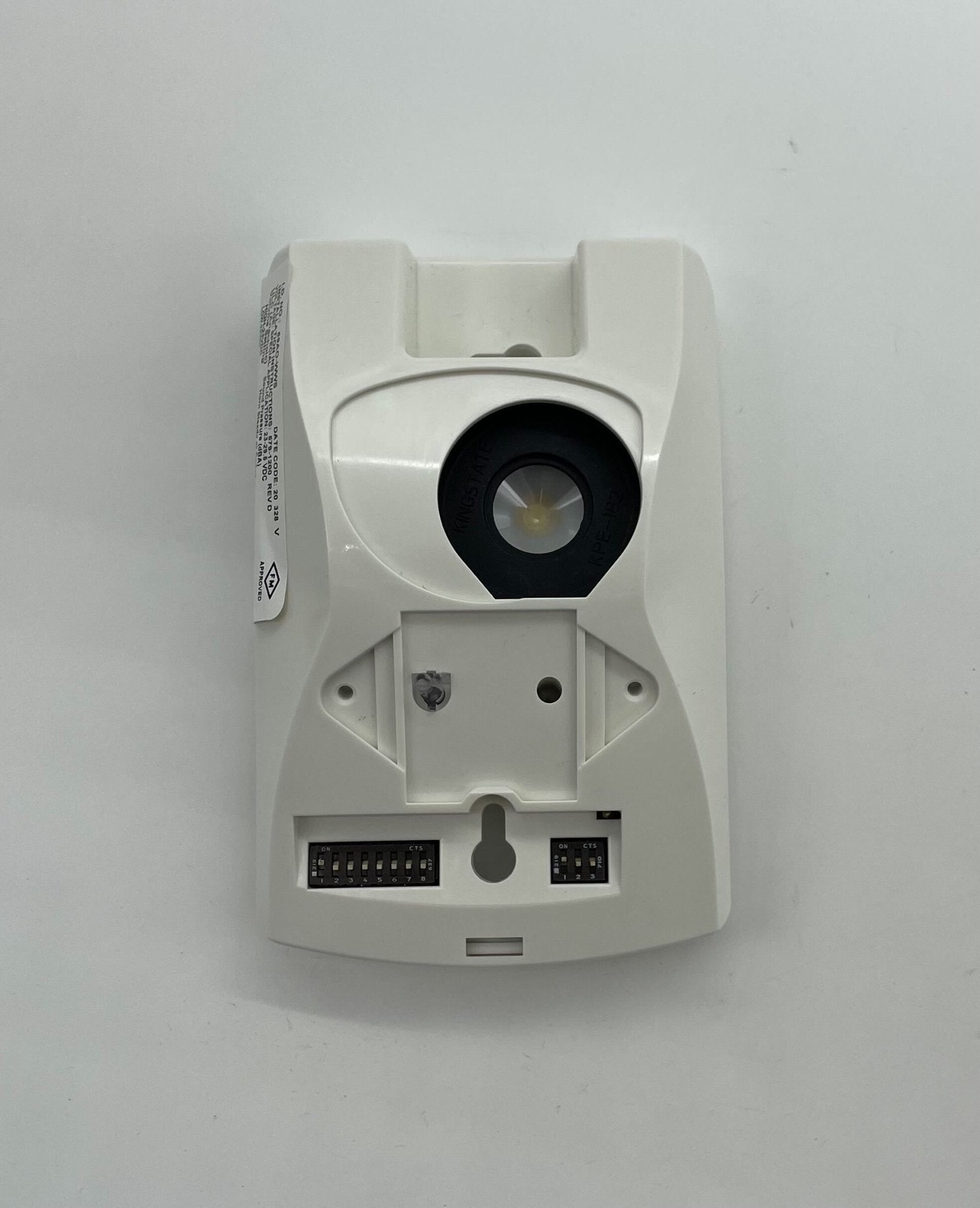 Simplex 59AO-WWS fire alarm device with wiring and mounting components for safety and fire detection.