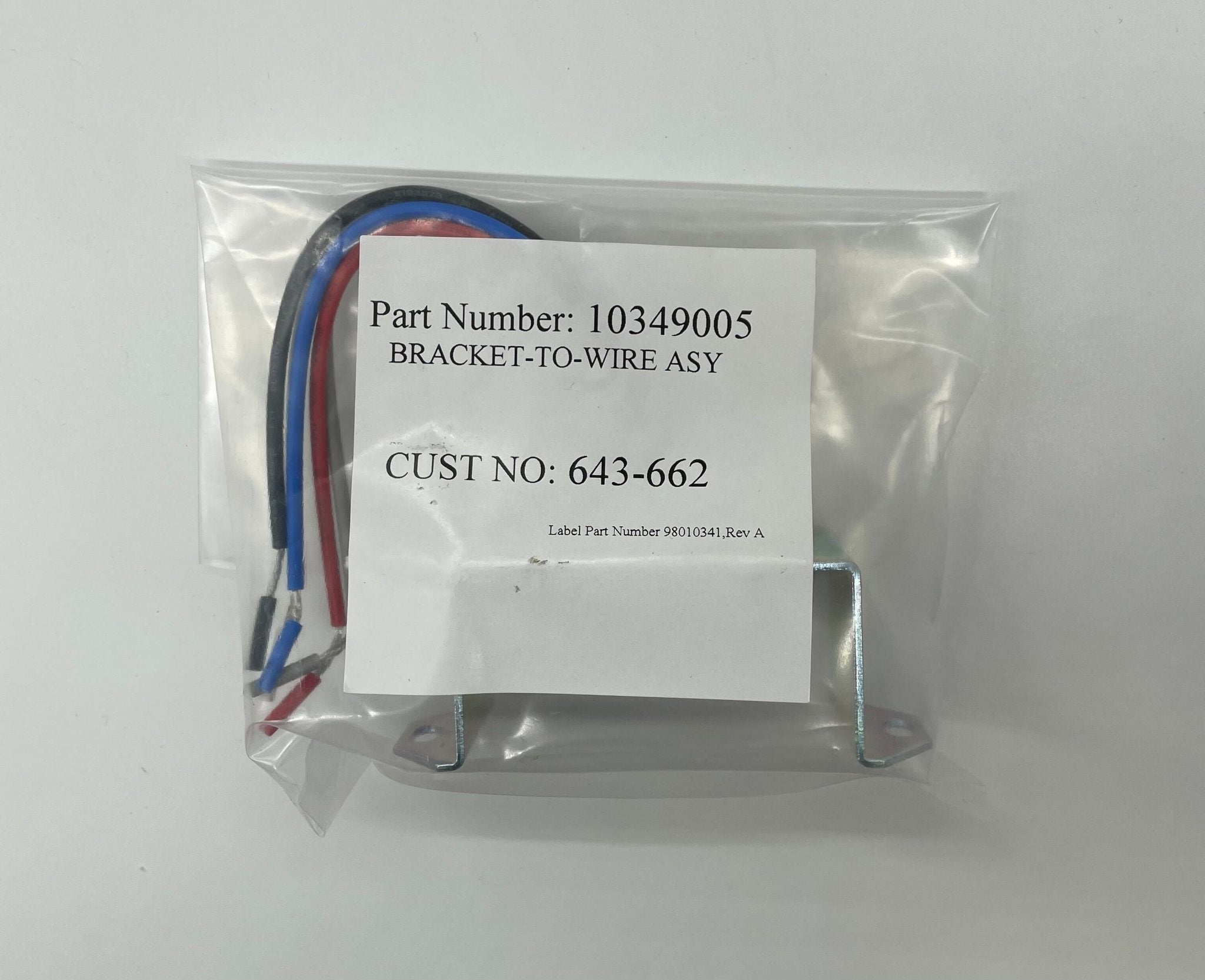 Simplex 6334-9803 fire alarm with digital display and mounting hardware, designed for fire safety and alarm systems.