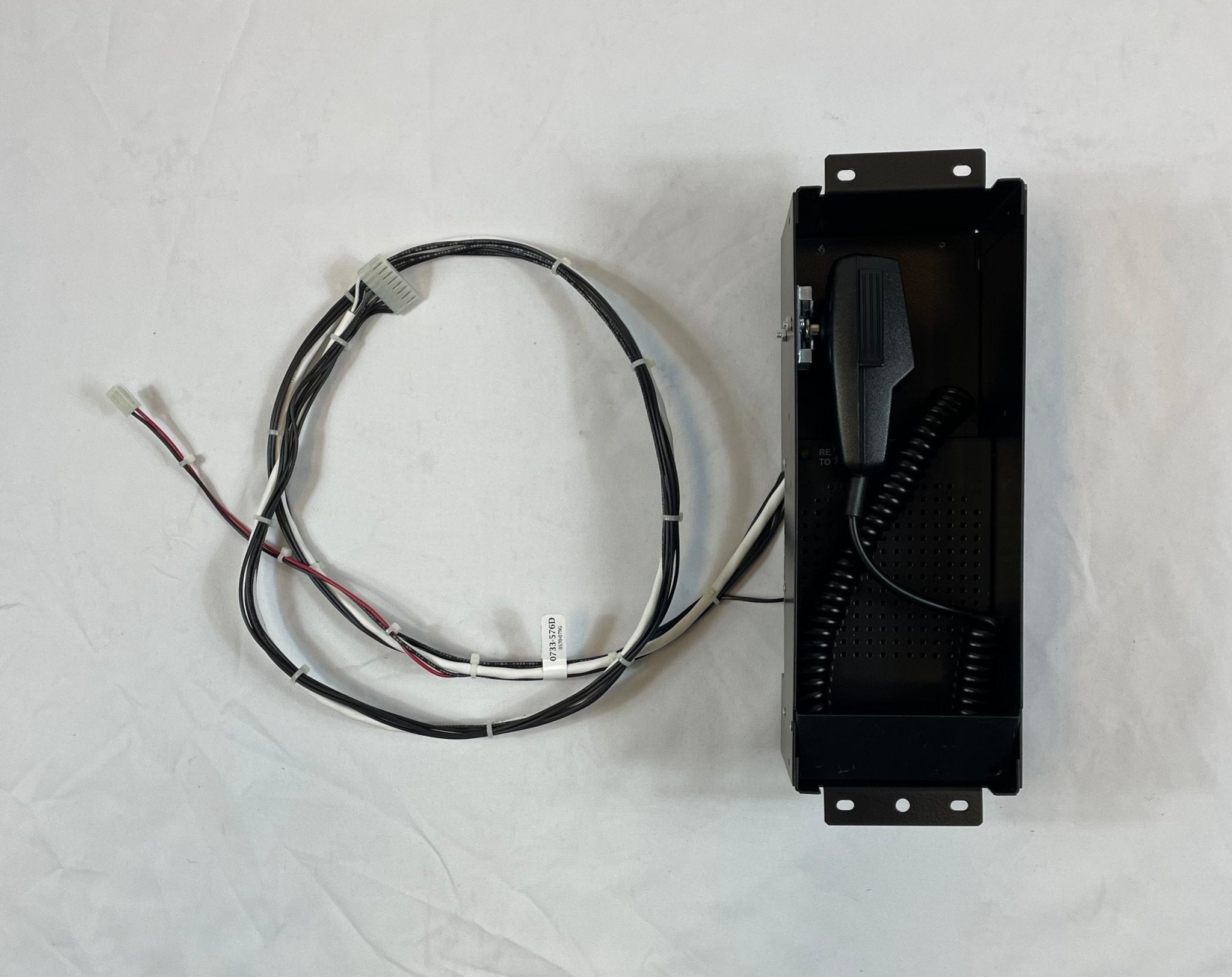 Simplex 636-062 voice system with microphone and control panel, designed for communication in security or emergency systems.