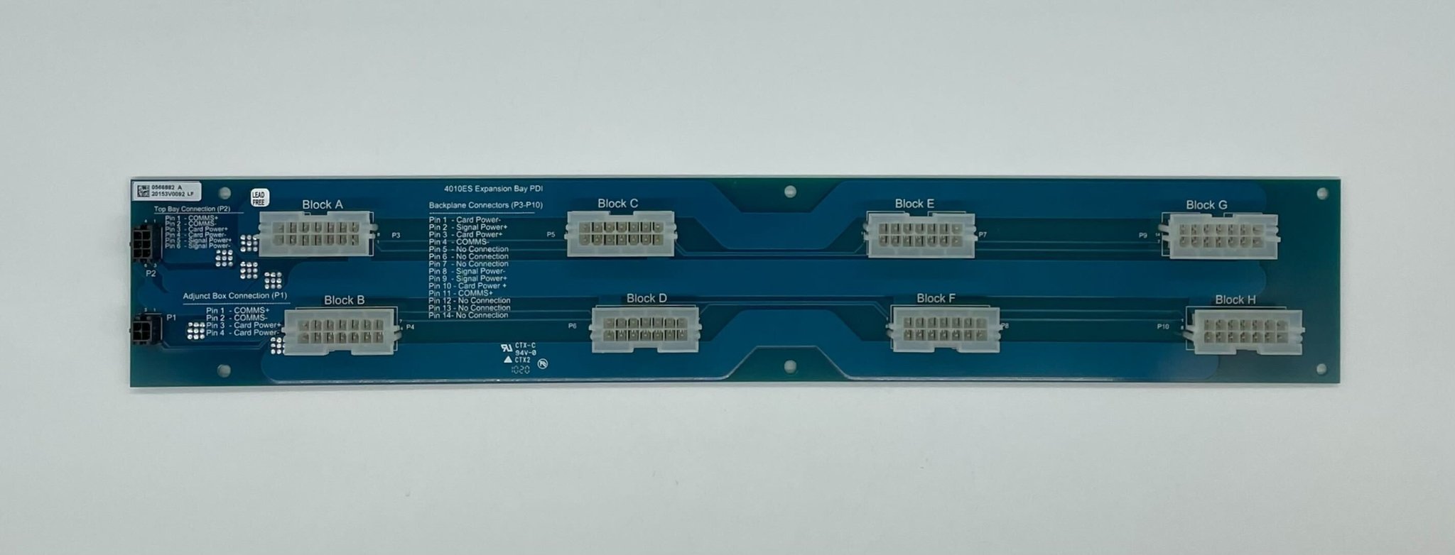 Simplex 650-445 fire alarm device by Simplex, mounted on wall, with its front panel and indicator lights visible.