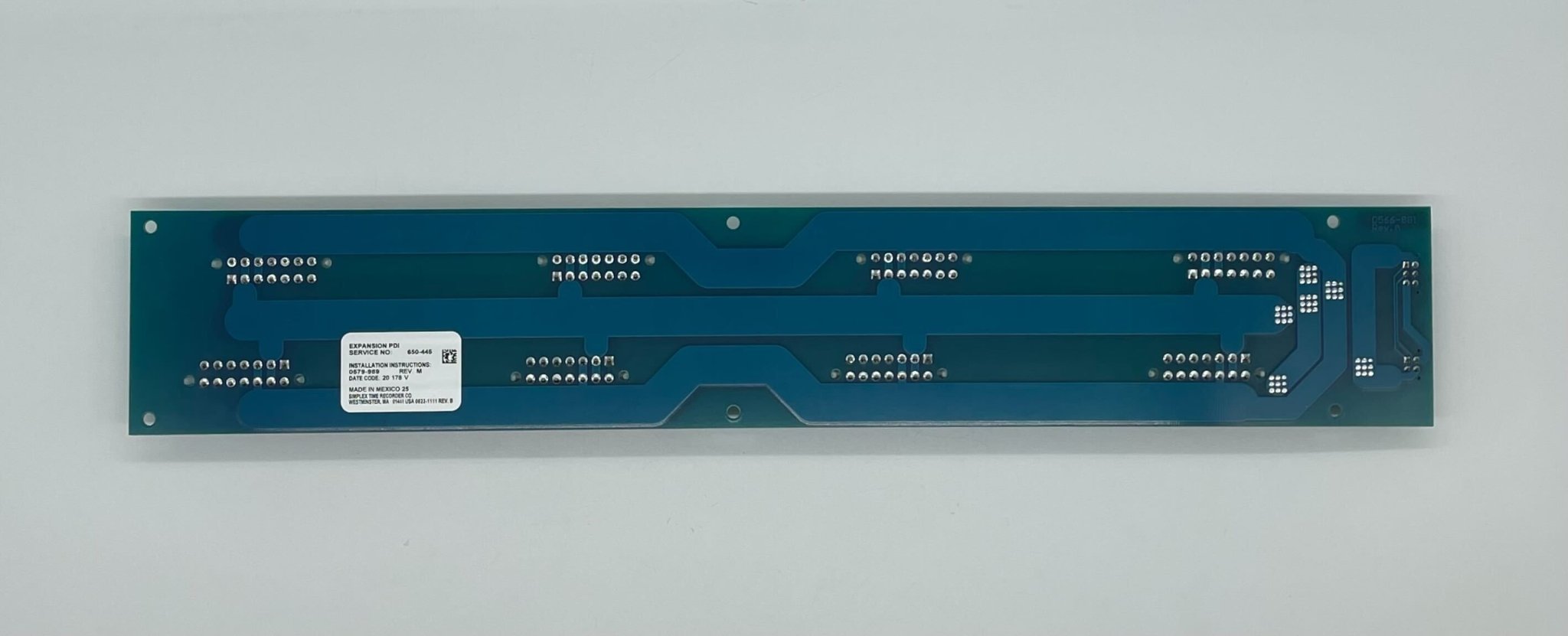 Simplex 650-445 fire alarm unit by Simplex, with detection and alarm components visible in the image.