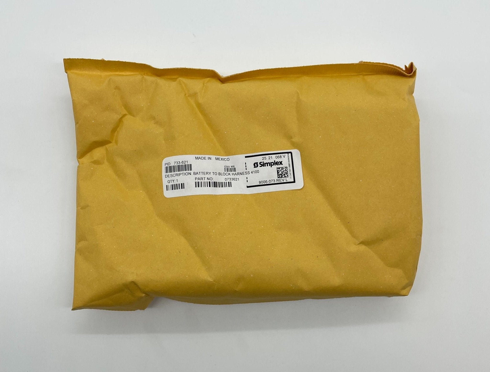 Simplex 733-621 batteries by Simplex, showing a pack of replacement batteries with branding and product details.