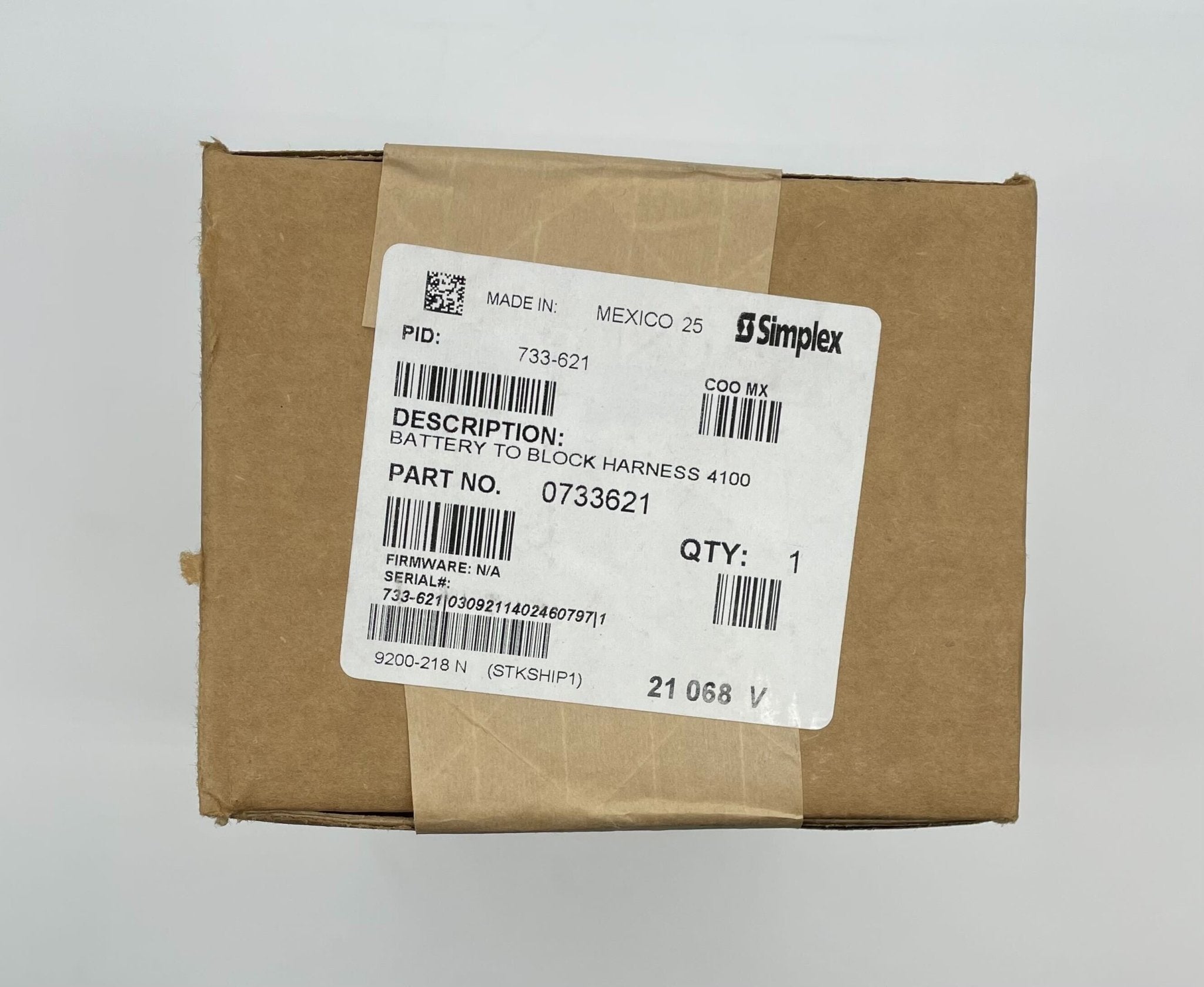 Simplex 733-621 batteries by Simplex, shown in a close-up image, highlighting the compact, durable design.