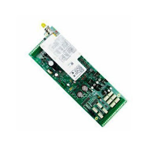 Simplex 4100-1313 fire alarm control panel with digital display and keypad, used for building fire safety systems.