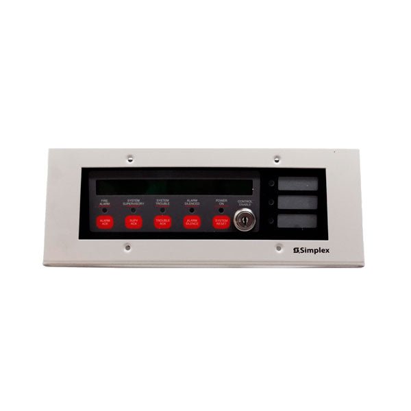 Simplex 4606-9101 Jem Systems Canada alarm control panel with digital display and control buttons