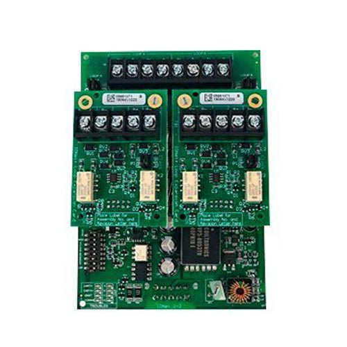 Simplex 4100-3110 fire alarm sensor with ULC certification, mounted on a wall in a safety system setup.