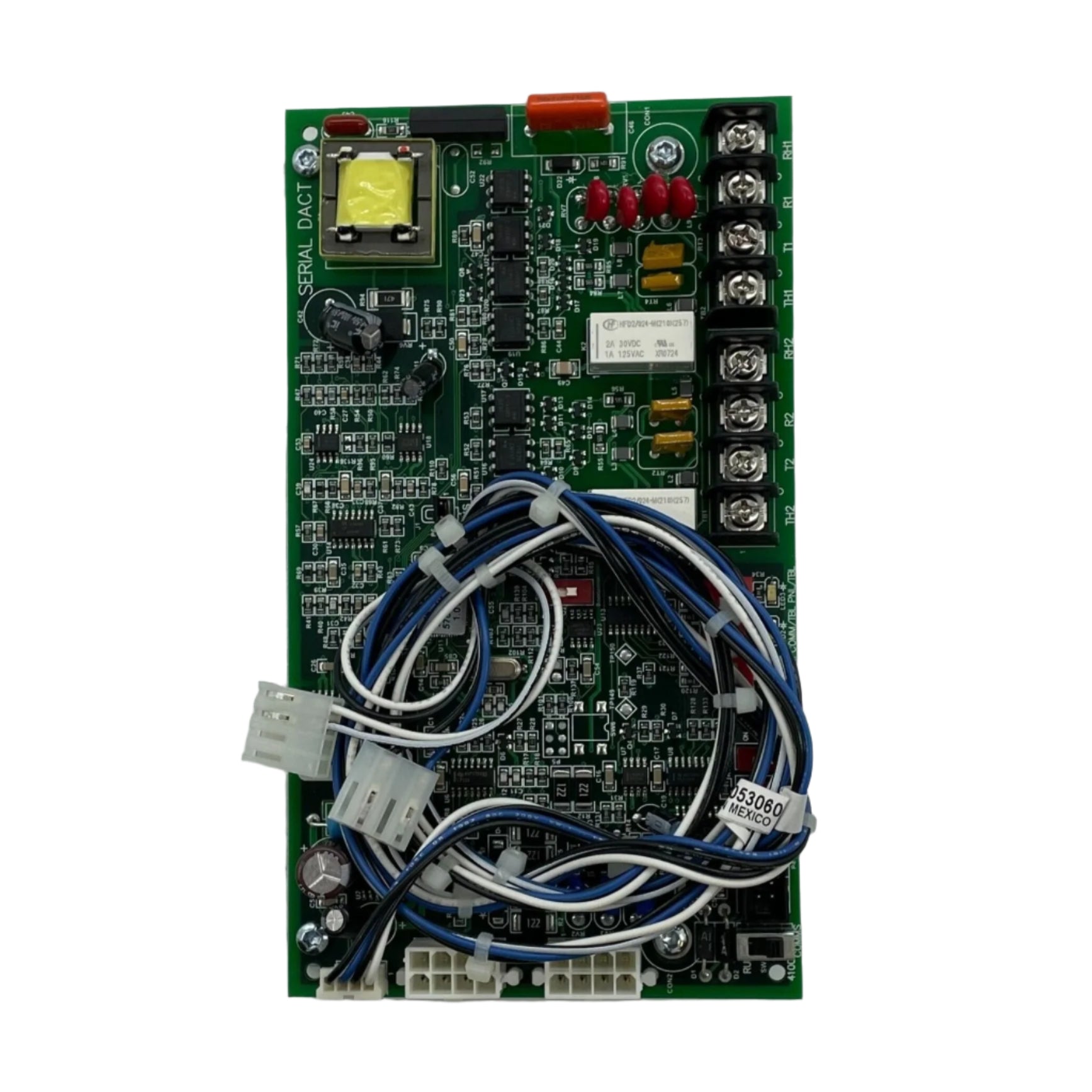Simplex 4100-6080 fire alarm system with control panel and wiring, designed for fire detection and safety.