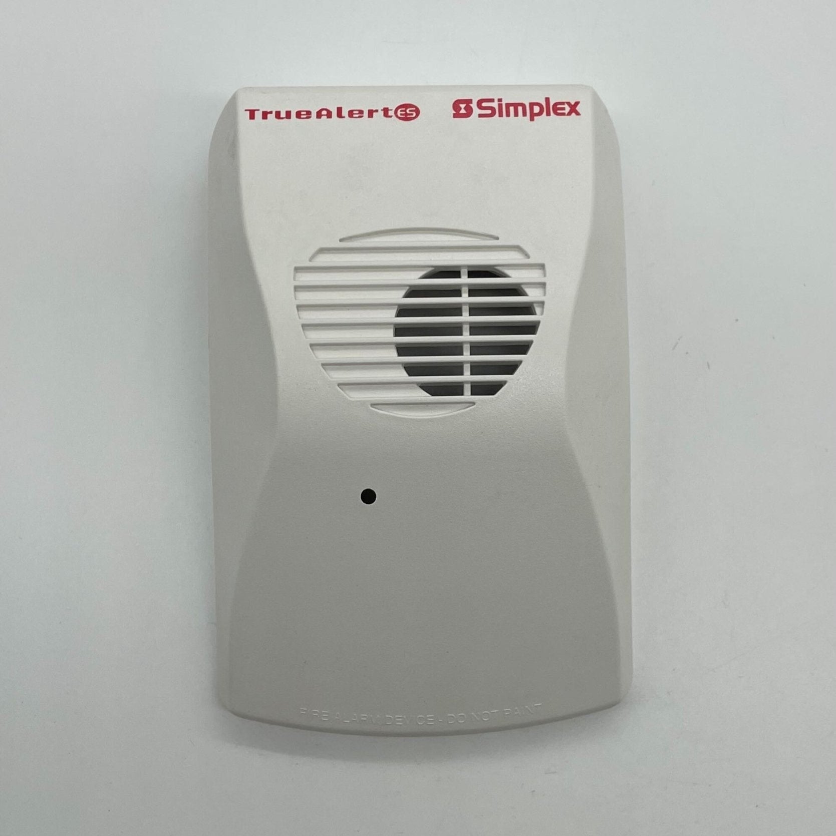 Simplex 59AO-WWS fire alarm with alarm sounder and wiring, designed for building safety and fire detection.