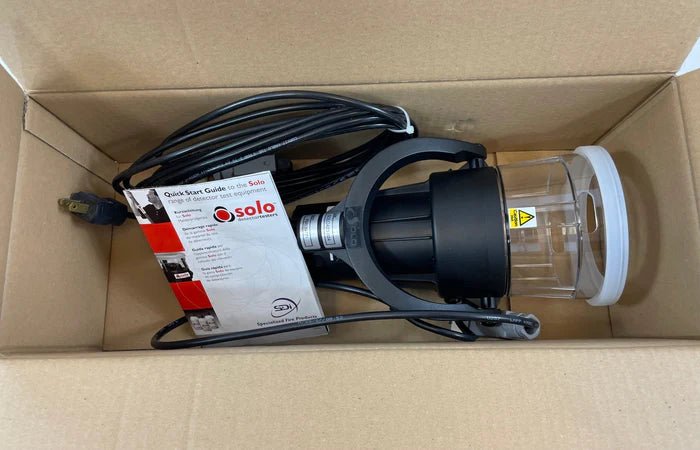 Solo SOLO423 portable speaker with black finish, compact design, and control buttons visible on top.