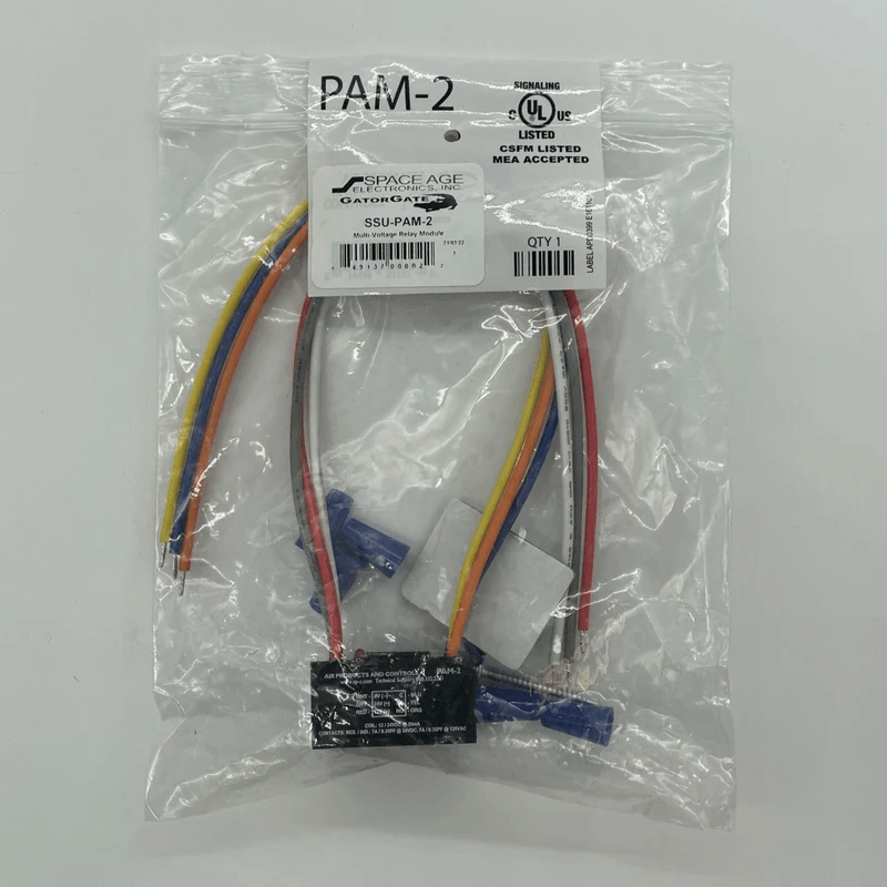 Space Age SSU-PAM-2 industrial security alarm system with control panel and wiring components from Jem Systems Canada
