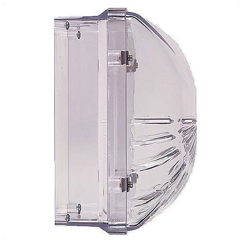 STI-1210D Horn Strobe Damage Stopper in enclosed back box for safety and damage protection, branded STI.