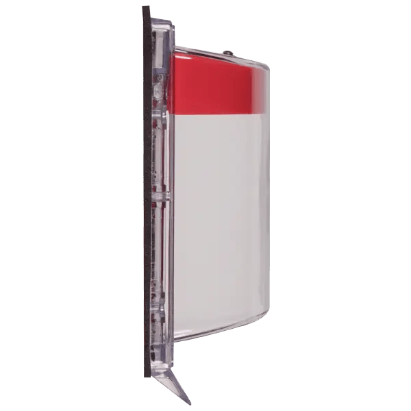 STI-1250 Weather Stopper fire alarm without horn, flush mount, designed for outdoor safety and fire detection.