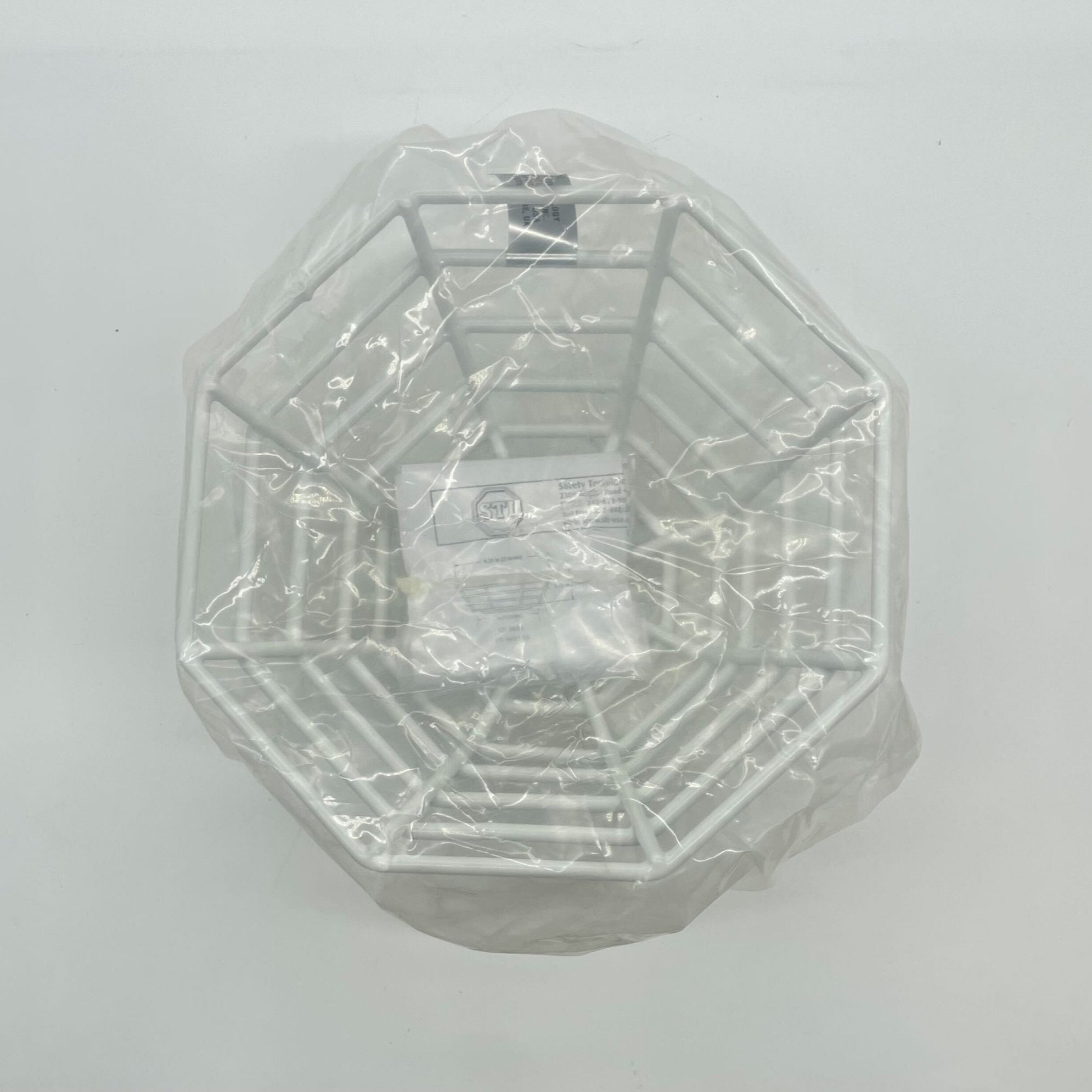 Steel web stopper for mini smoke detectors by STI, designed to secure and stabilize smoke detector installation.