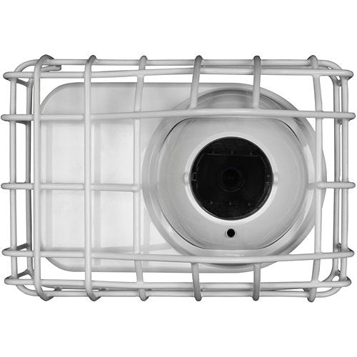 STI-9845 Beam Smoke Damage Stopper, black plastic stopper for fire safety, shown installed on a ceiling beam.