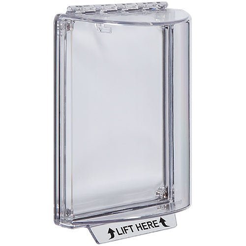 STI 13000NC universal fire alarm stopper without horn housing, indoor and outdoor use, black plastic mount with wiring connections.