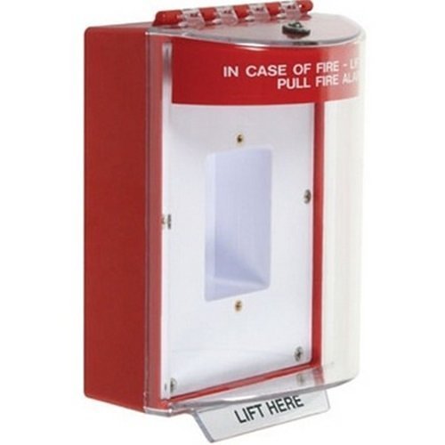 STI Universal Stopper Dome Cover in black, designed for secure stopper installation, shown on a white background.