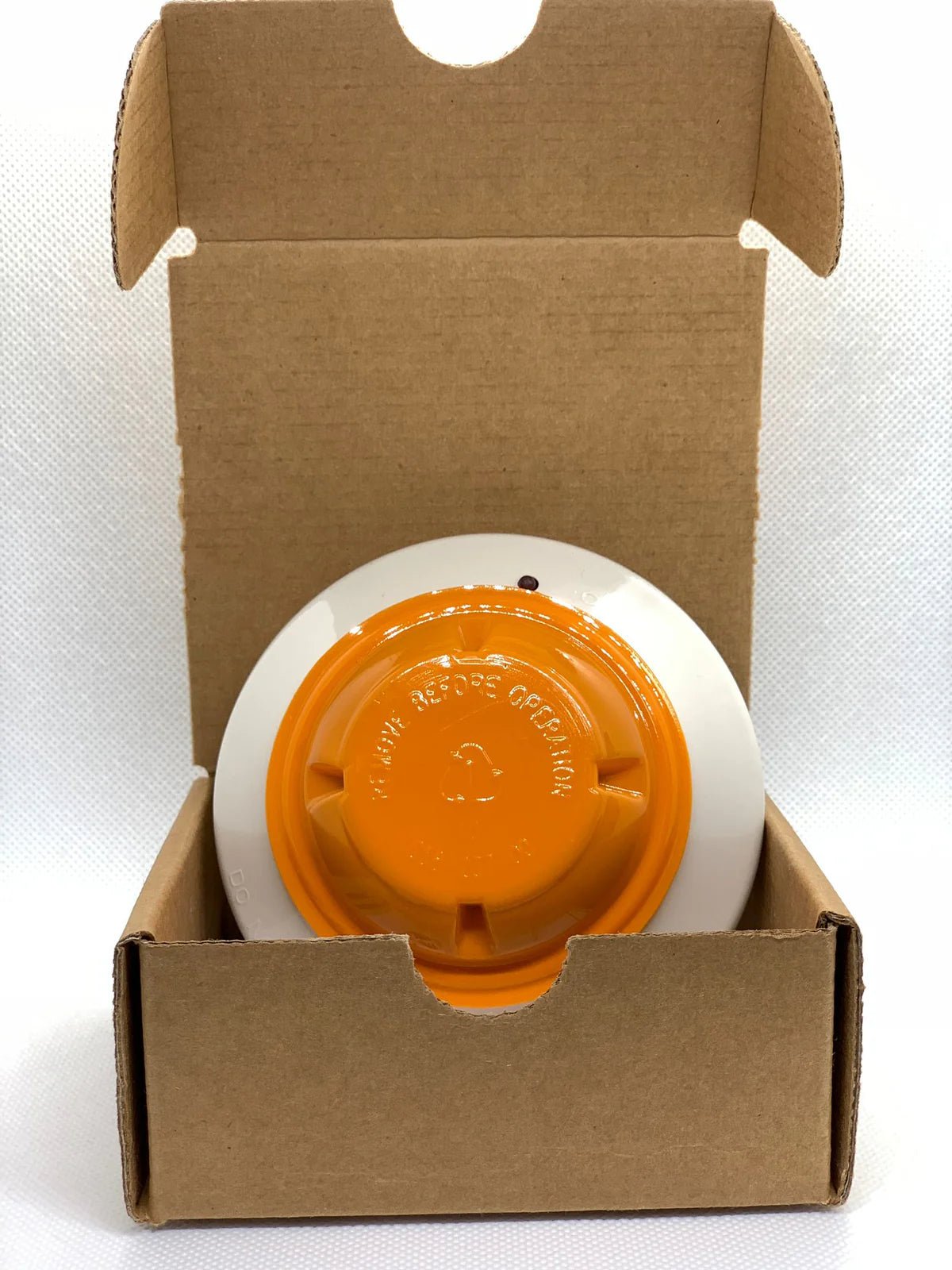 System Sensor 2151 fire alarm detector with white plastic housing and mounting bracket.