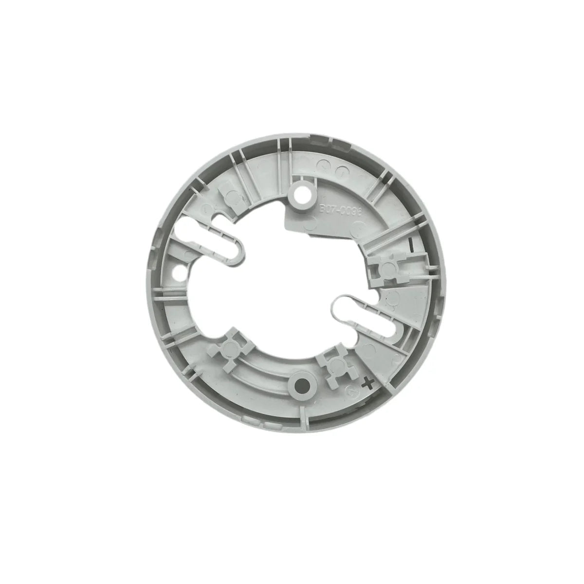 System Sensor B501-WHITE ULC smoke detector with white plastic casing and mounting bracket, designed for fire safety.