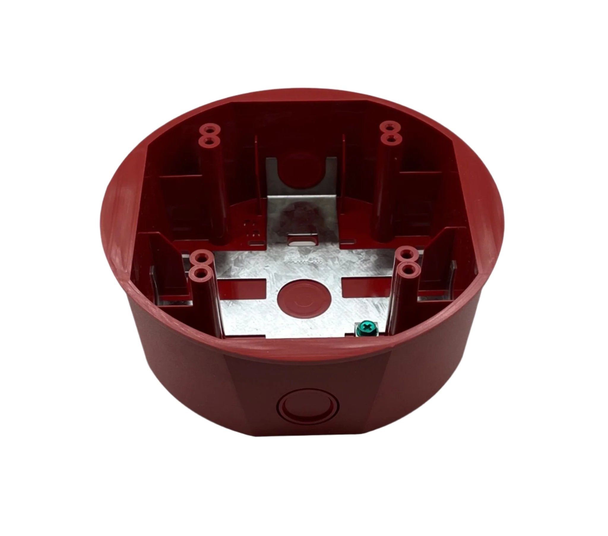 System Sensor ULC SBBCRL fire alarm with red indicator light, mounted on wall, by System Sensor Canada.