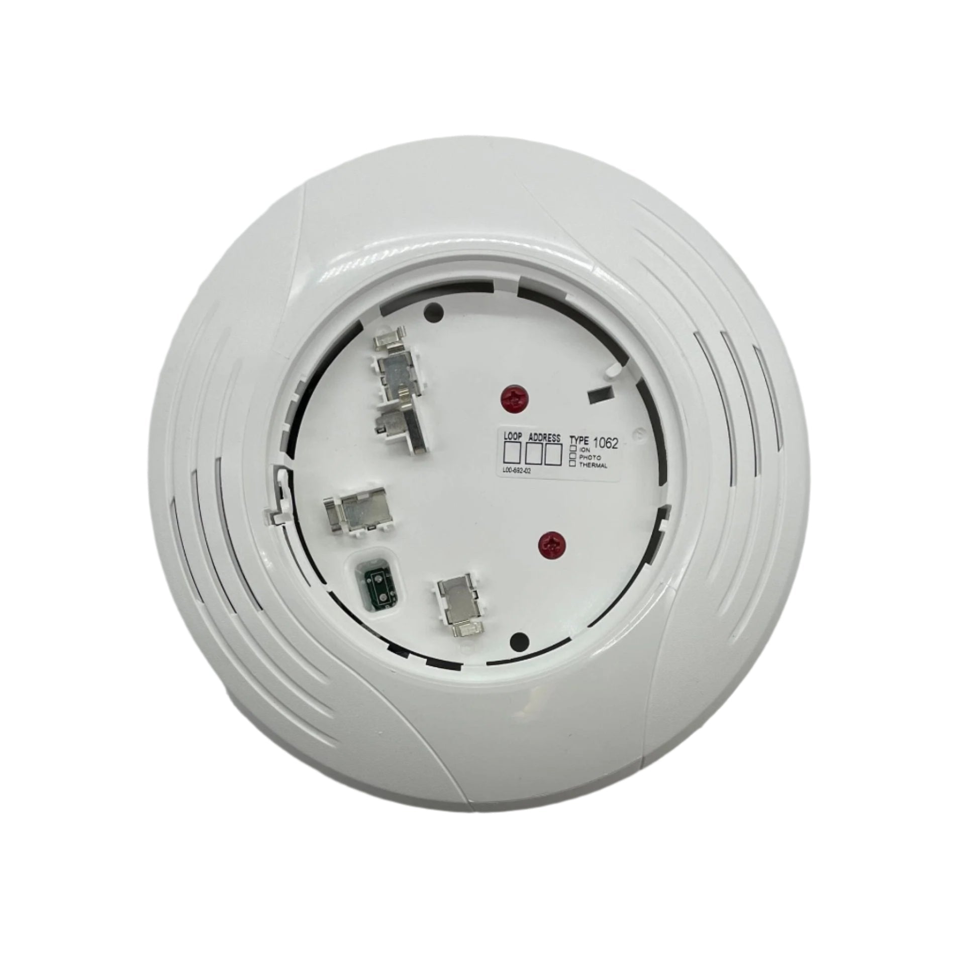 Mircom APB200-WH white fire alarm pull station with stainless steel cover and clear instructions, mounted on wall.