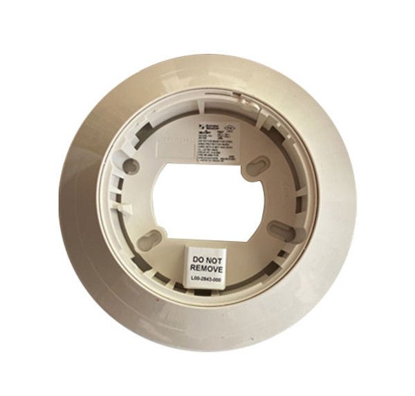 System Sensor B210W smoke detector with white cover and mounting base, designed for residential and commercial fire safety.
