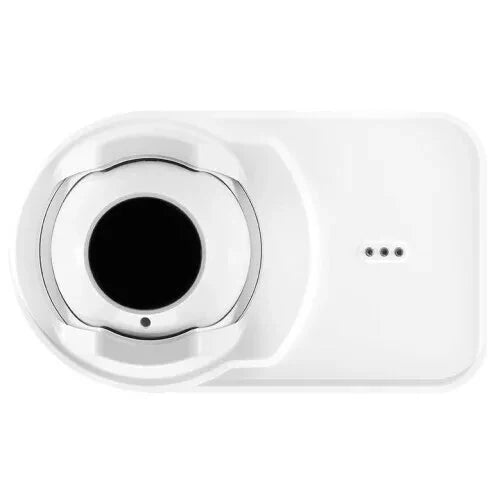 System Sensor OSI-R-SS smoke detector with red alarm indicator and mounting base, designed for fire safety systems.