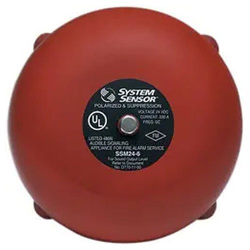 System Sensor SSV120-10 fire alarm with test and reset buttons, mounted on wall, part of fire detection and safety system.