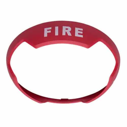 System Sensor ULC BZRC-F fire alarm mounted on wall, used for building safety and fire detection.