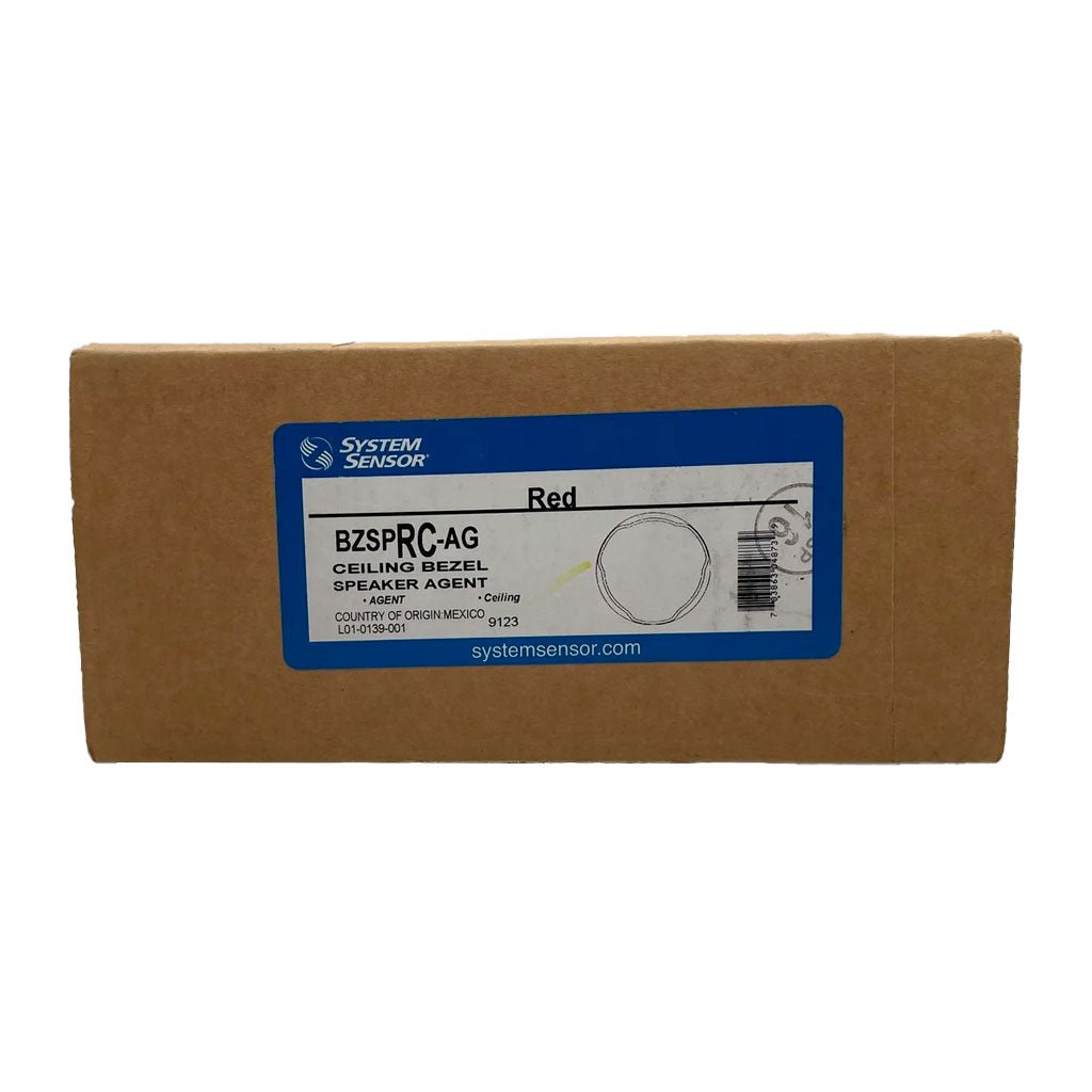System Sensor ULC BZSPRC-AG fire alarm with alert indicator, mounted on ceiling for fire safety detection.