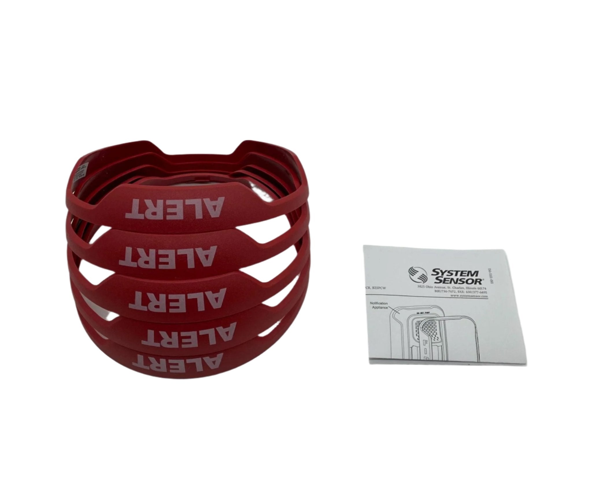 System Sensor ULC BZSPRC-AL fire alarm with digital display and mounting bracket, designed for reliable fire safety in commercial buildings.