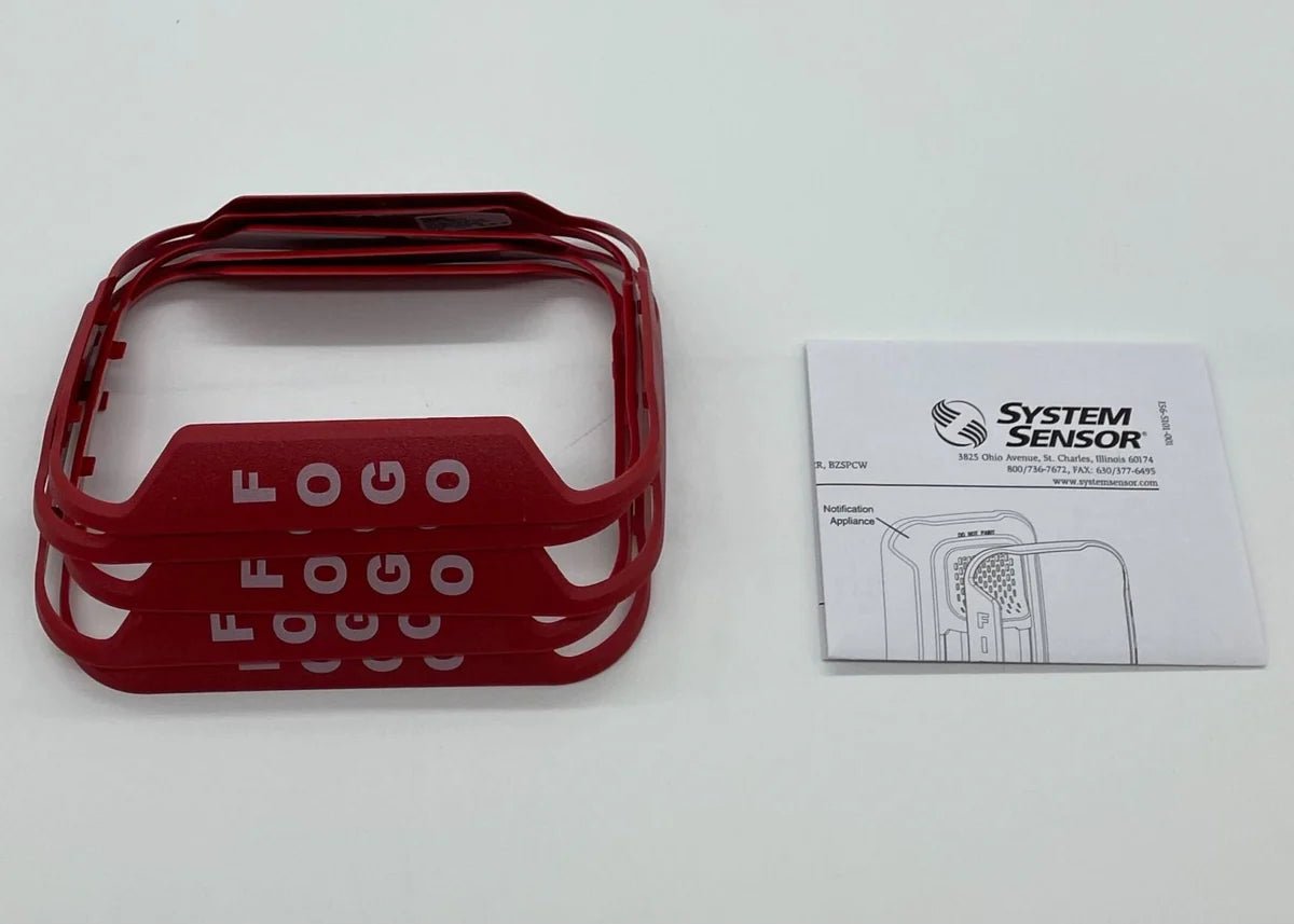 System Sensor BZR-PG fire alarm detector with visible sensor components on a white background