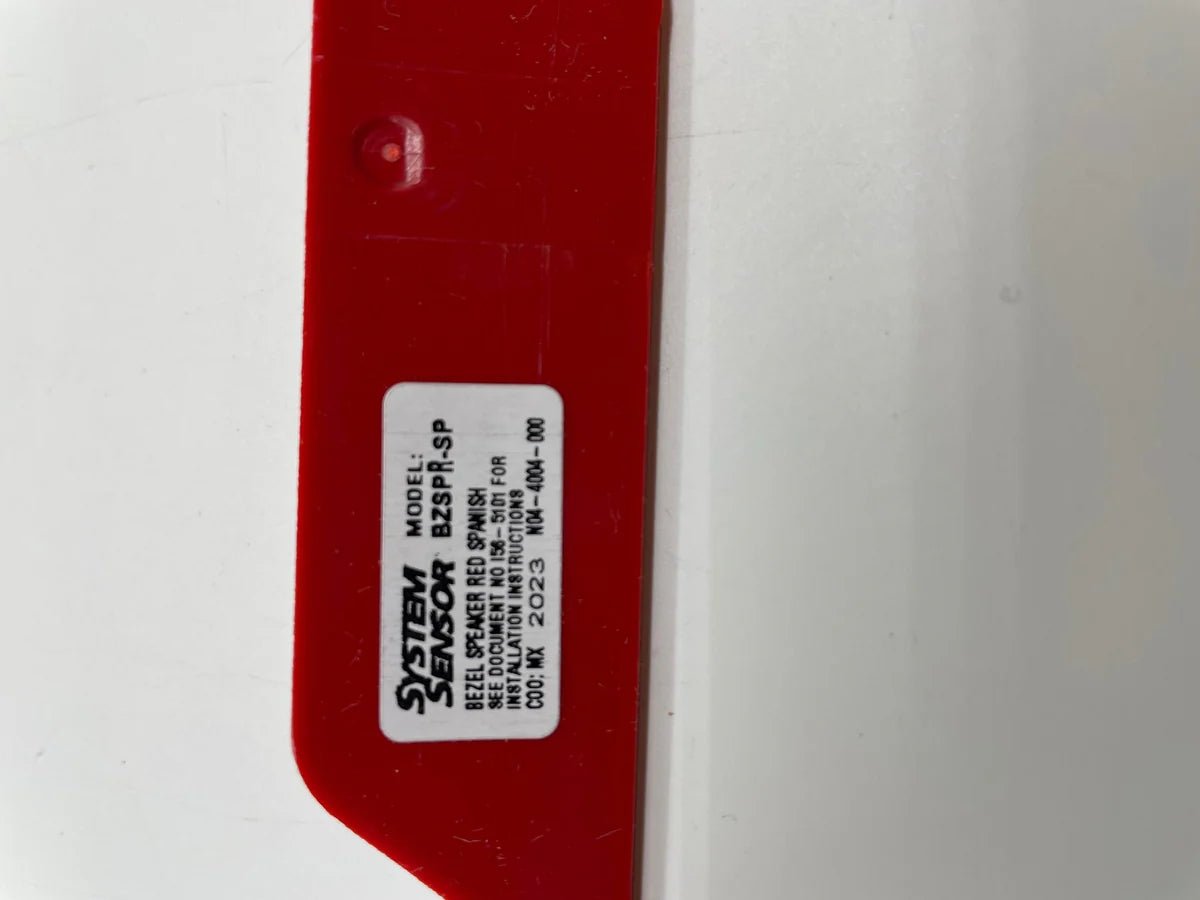 System Sensor BZSPR-SP fire alarm sensor mounted on a ceiling, designed for commercial fire detection and safety.