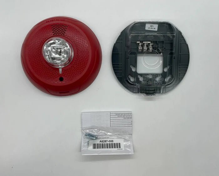 System Sensor CHSCRL fire alarm switch relay with wiring, used in fire alarm systems for emergency signal control.