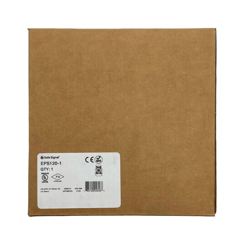 System Sensor EPS120-1 fire alarm detector with sensor and wiring components on a white background