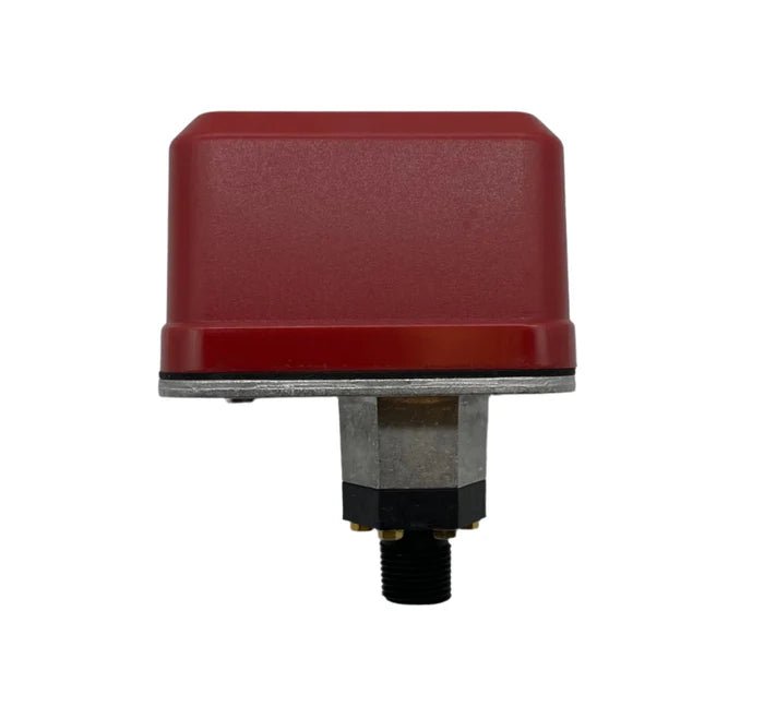 System Sensor EPS40-2 fire alarm control panel with digital display and control buttons, mounted on wall.