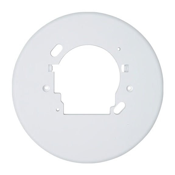 System Sensor ULC TRC-2W fire alarm with test switch and wiring, mounted on wall, Canadian brand, for fire safety.