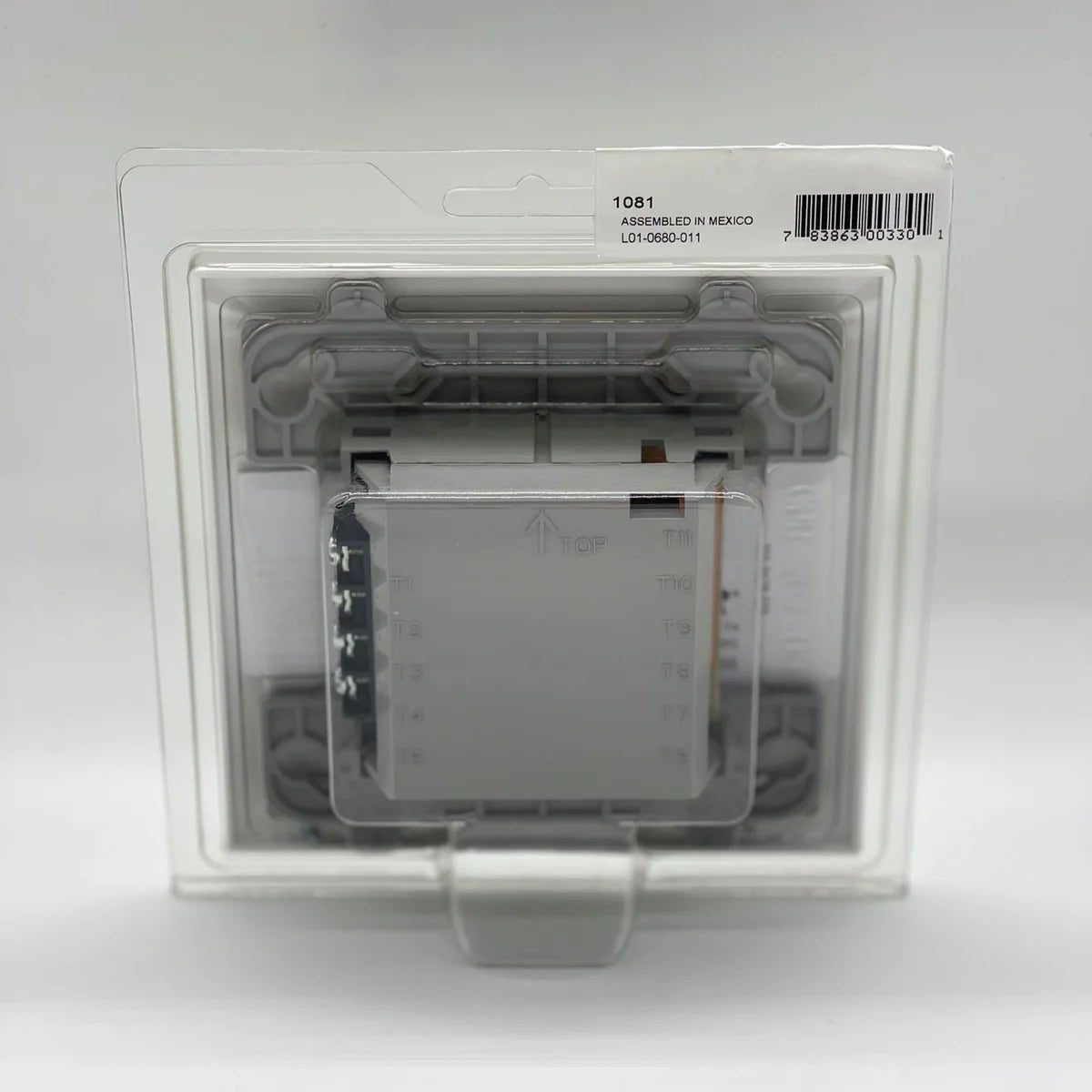 System Sensor M500X fire alarm smoke detector with sleek black design and mounting hardware, suitable for residential or commercial use.