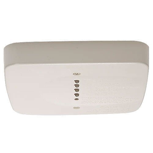 System Sensor MOD2W wireless alarm sensor with mounting bracket, designed for fire and security detection.