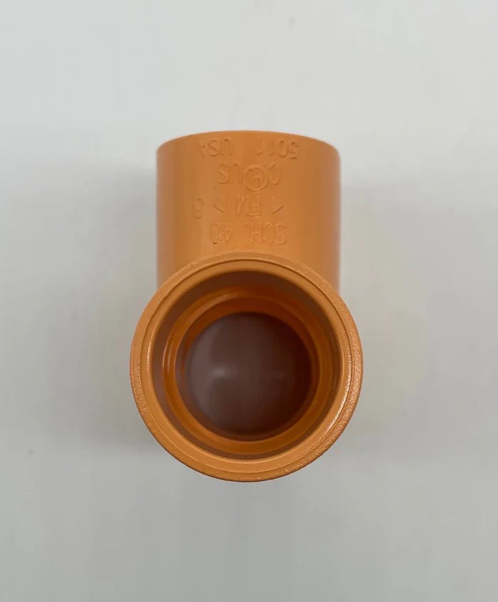 System Sensor P-TEE fire alarm component with metal tee fitting for HVAC and fire detection systems.