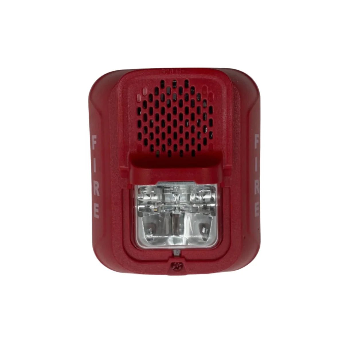 System Sensor P2RL-LF smoke detector with long-life sensor technology, mounted on ceiling in a commercial setting
