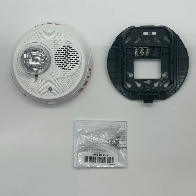 System Sensor PC2WL-LF fire alarm control panel with display and control buttons for building safety and monitoring.