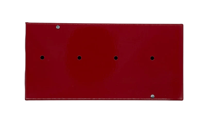 System Sensor R-24E fire alarm detector with mounting base, visible in the image with wiring and sensor components.