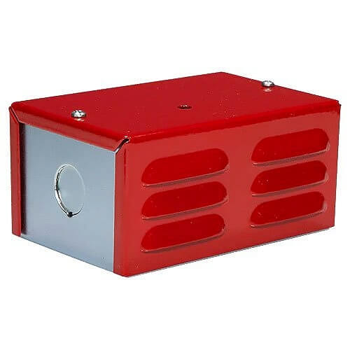 System Sensor R-10E smoke detector with black casing and mounting bracket, designed for fire safety systems.