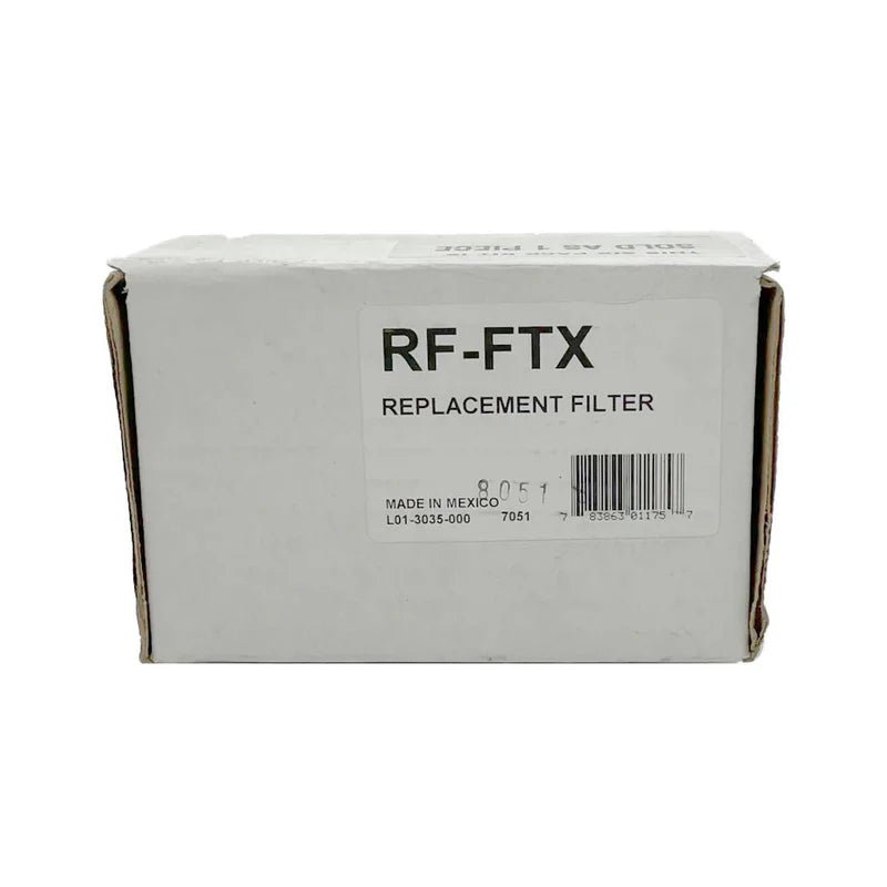System Sensor RF-FTX fire alarm transmitter with sleek design, mounted on a wall, for wireless fire detection systems.